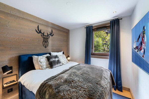 Luxe appartement 87m² met tuin, wellness & zwembad nabij Megève centrum - thumbnail 4