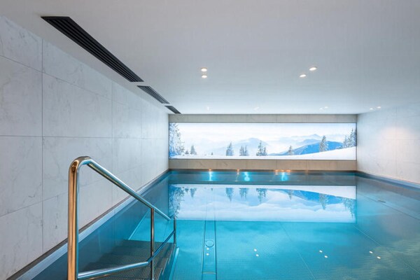 Luxe appartement 87m² met tuin, wellness & zwembad nabij Megève centrum - thumbnail 5