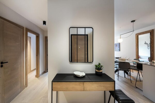 Modern appartement in Megève met uitzicht op de Mont-Blanc en wellness - thumbnail 5