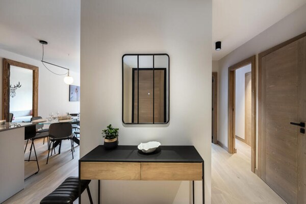 Modern appartement in Megève met uitzicht op de Mont-Blanc en wellness - thumbnail 6
