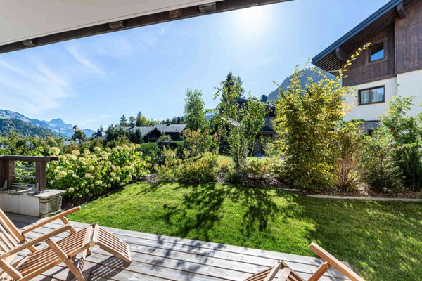 Luxe appartement Résidence Stallion C in Megève met wellness en ski-inn - thumbnail 1