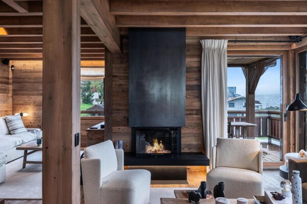 Luxe chalet voor 10 personen met spa & bioscoop in Megève - thumbnail 2