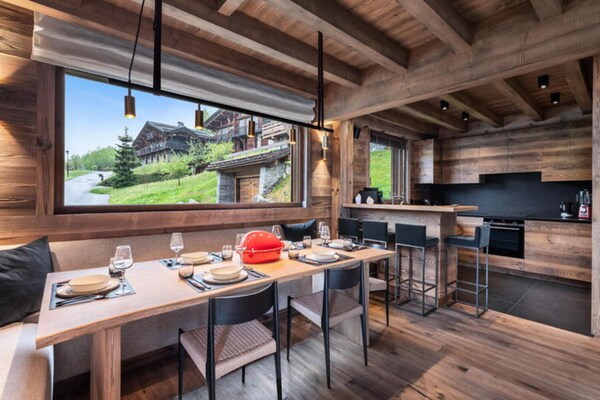 Luxe chalet voor 10 personen met spa & bioscoop in Megève - thumbnail 3
