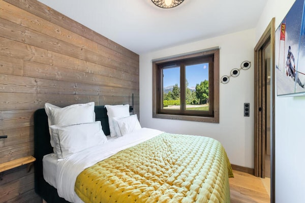 Luxe appartement op Mont d'Arbois met wellness, vlakbij de pistes - thumbnail 3