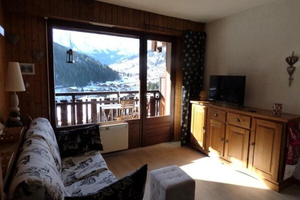 Knusse studio op het zuiden in het hart van Le Grand Bornand - thumbnail 2