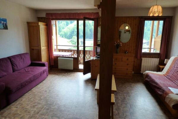 Knus appartement op 400m van de piste met balkon en bergzicht - thumbnail 3