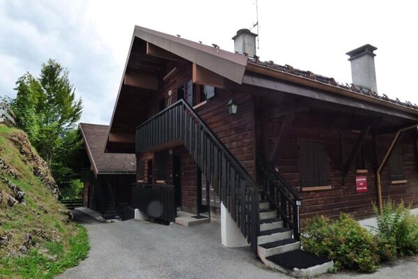 Knusse studio op het zuidoosten met balkon en uitzicht in Le Grand Bornand - thumbnail 1