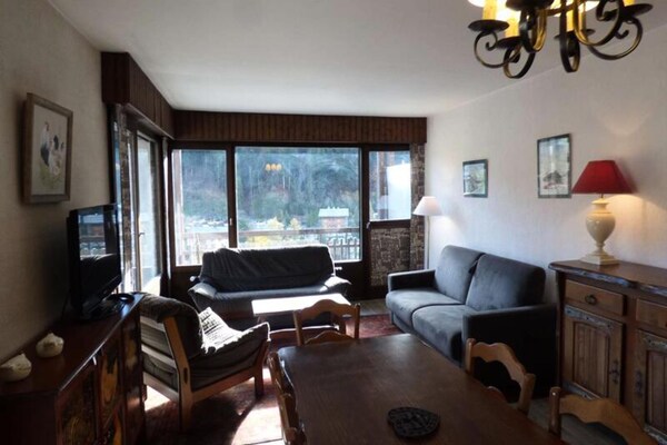 Panoramisch appartement in het hart van Le Grand-Bornand, vlakbij de pistes - thumbnail 4