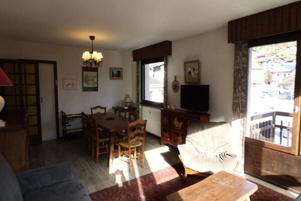 Panoramisch appartement in het hart van Le Grand-Bornand, vlakbij de pistes - thumbnail 6