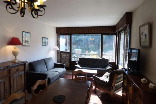 Panoramisch appartement in het hart van Le Grand-Bornand, vlakbij de pistes - thumbnail 5