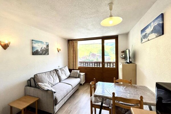 Knusse studio voor 4 aan de voet van de Aravis met zuidbalkon - thumbnail 3