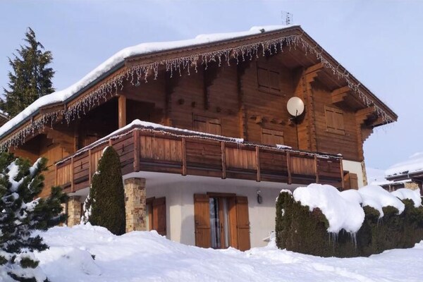 Chalet Gord: knus appartement aan de langlaufloipes op het Plateau des Confins - thumbnail 5