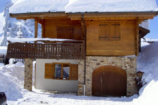 Chalet Gord: knus appartement aan de langlaufloipes op het Plateau des Confins - thumbnail 4