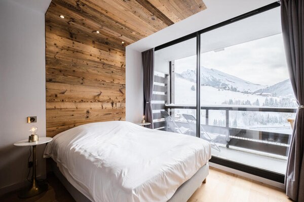 Rustiek appartement voor 6 personen met balkon en uitzicht op La Clusaz - thumbnail 3