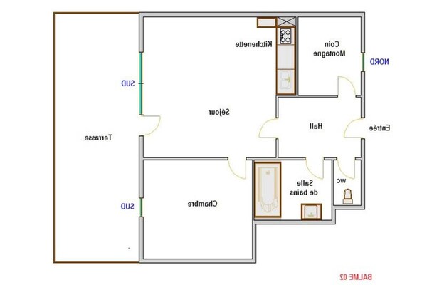 Rustiek appartement 6p in Confins Valley, 150m van skilift La Balme - thumbnail 1