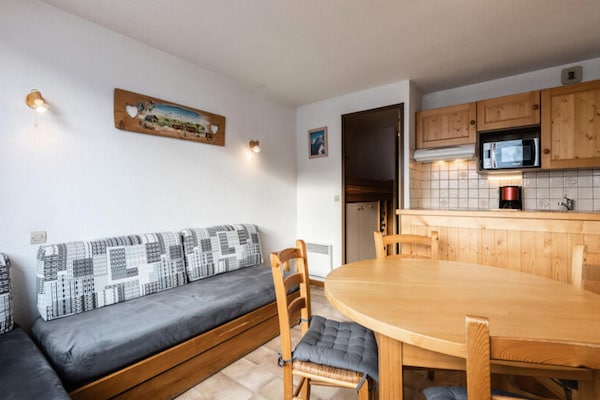 Knusse studio voor 5 met balkon en uitzicht, 250m van de piste in La Clusaz - thumbnail 5