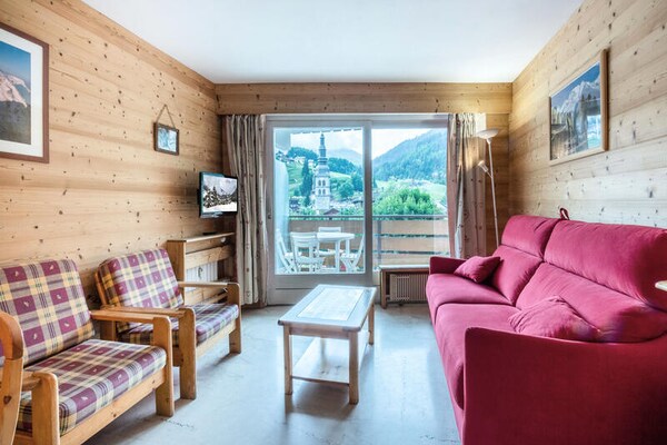 Licht appartement met zuidbalkon, 200m van de pistes in La Clusaz - thumbnail 3