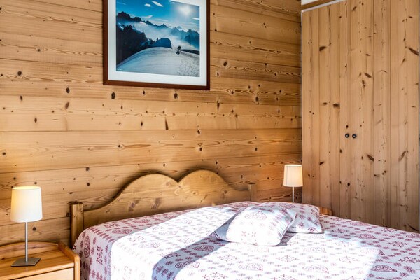 Licht appartement met zuidbalkon, 200m van de pistes in La Clusaz - thumbnail 4