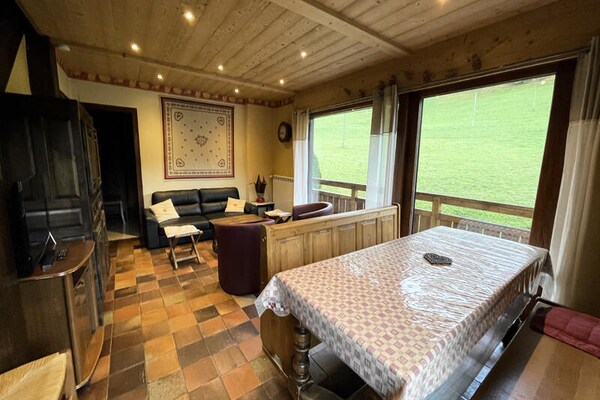 Ruim chalet-appartement voor 9 personen vlakbij de pistes van La Clusaz - thumbnail 3