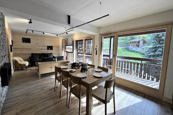 Ruim 10-persoons appartement in het hart van La Clusaz, vlakbij de piste - thumbnail 2