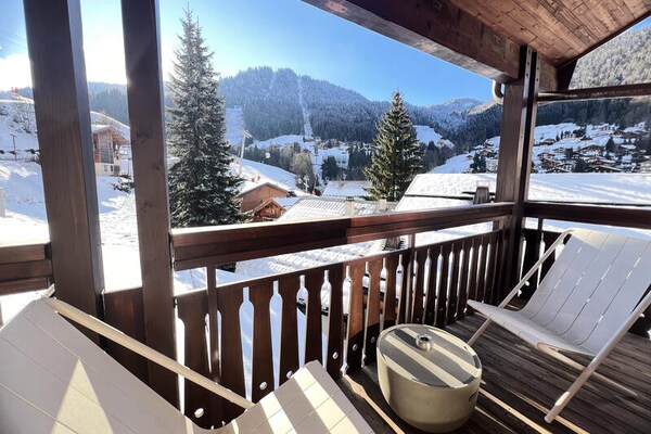 Ruim 10-persoons appartement in het hart van La Clusaz, vlakbij de piste - thumbnail 5