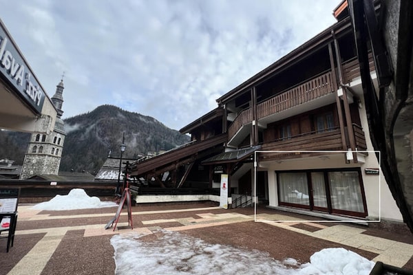 Knus appartement op de begane grond, vlakbij de piste in La Clusaz - thumbnail 1