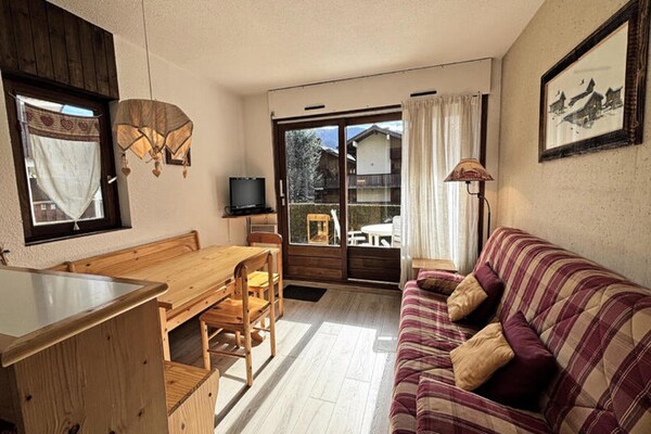 Compact & knus appartement op 100m van centrum La Clusaz met zuidterras - thumbnail 5