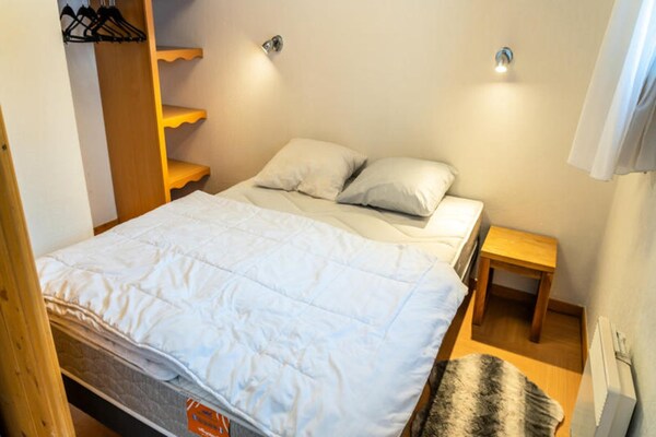 Appartement 6p in Les Orres 1800 met zwembad, direct aan de piste - thumbnail 5