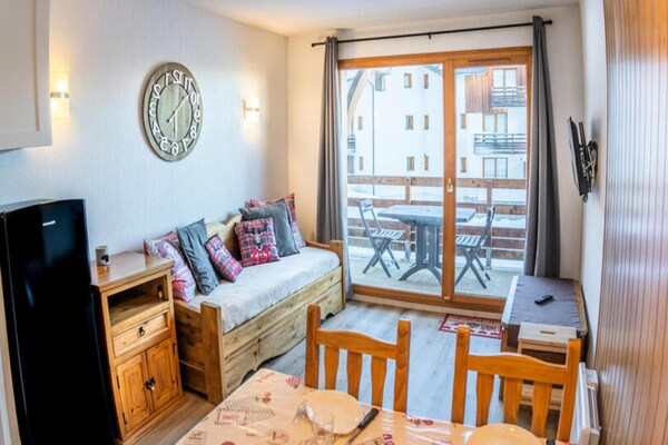 Gezellig appartement in Résidence Le Balcon Des Airelles, Les Orres 1800 - thumbnail 5