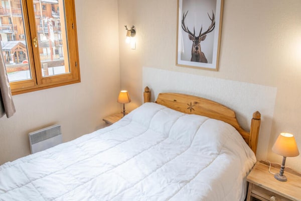 Appartement 6 personen op 1800m met zwembad en uitzicht in Les Orres - thumbnail 2