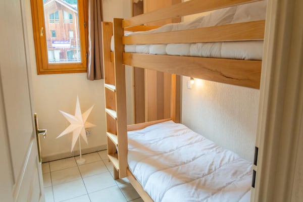 Appartement 6 personen op 1800m met zwembad en uitzicht in Les Orres - thumbnail 5