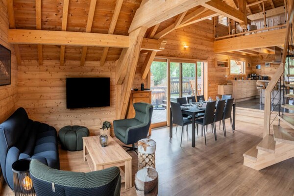 Luxe bergchalet voor 15 personen in Les Orres, vlakbij de skilift - thumbnail 6