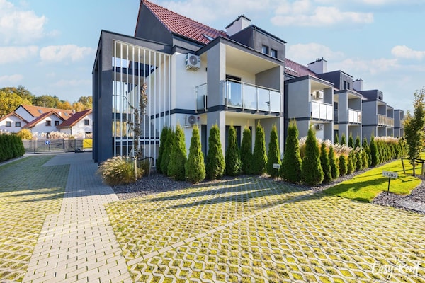Op 450 m van zee: Gezellig appartement in Niechorze voor 3 personen - thumbnail 1