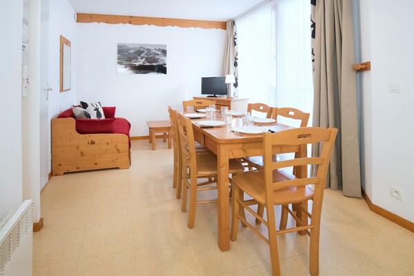 Appartement 6 pers. in Val Cenis, 50m van de skilift met balkon - thumbnail 2