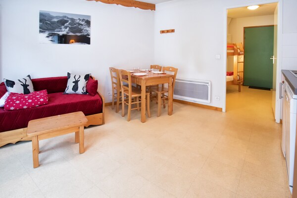 Aan de piste: Gezellige studio voor 4 personen in Val Cenis - thumbnail 6