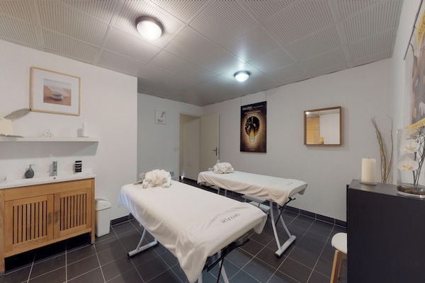 Knusse studio in Orelle met spa, zwembad en uitzicht op de piste - thumbnail 3