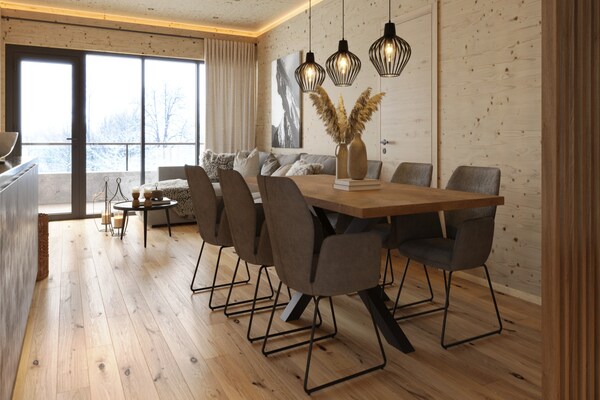Ruim appartement aan de golfbaan met uitzicht op de bergen bij Saalbach - thumbnail 2