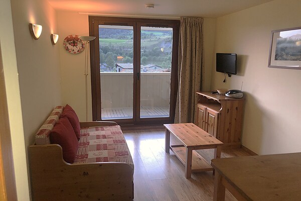 Appartement 4 pers. aan de piste in Val Cenis met uitzicht op de vallei - thumbnail 5