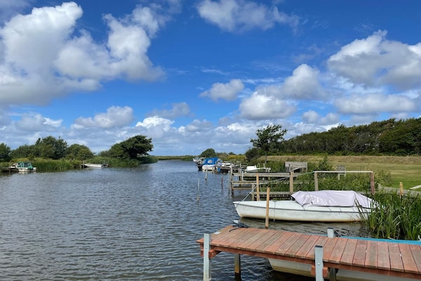 Zonovergoten vakantiehuis met whirlpool en tuin op 700m van de fjord in Hemmet - thumbnail 5