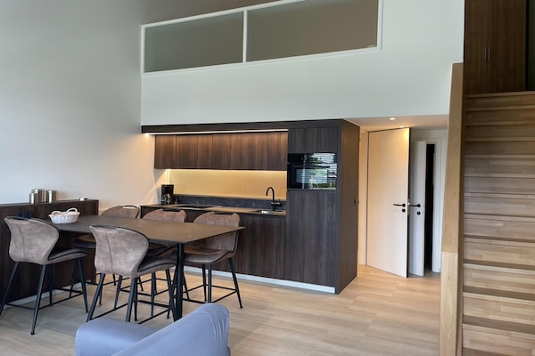 Knus vakantieappartement met mezzanine, op platteland nabij Groede - thumbnail 2