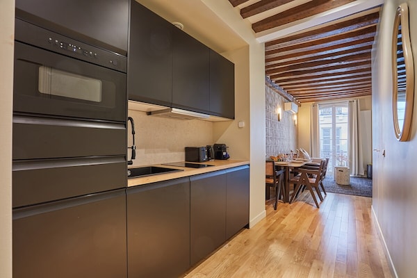 Trendy appartement met 2 slaapkamers in levendig Montorgueil, Parijs - thumbnail 2