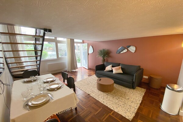 Modern duplex appartement in hartje Le Marais, Parijs - thumbnail 4