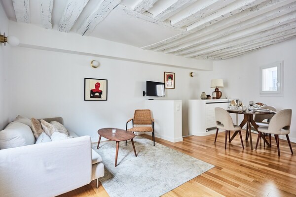 Elegant appartement in hartje Saint-Germain-des-Prés met zicht op de Seine - thumbnail 6