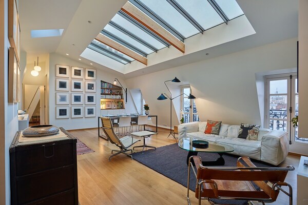 Licht appartement in de Marais, 7 minuten van Beaubourg, voor 5 personen - thumbnail 6