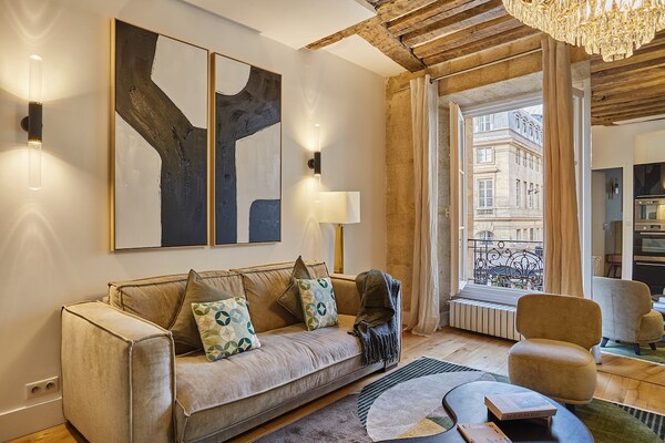 Chic appartement aan het Palais Royal, 4 min van het Louvre - thumbnail 5