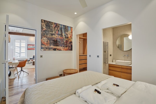 Chic appartement in hartje Parijs met 2 suites, 74m² - thumbnail 2