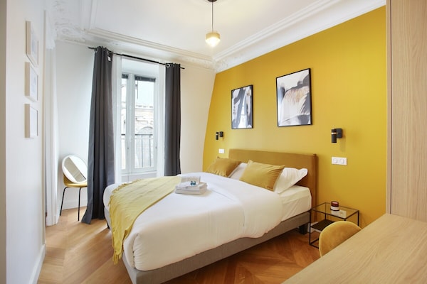 Haussmann-appartement op 7 minuten van Hôtel de Ville en het Louvre - thumbnail 4