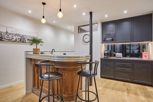 Sfeervol appartement in Parijs, vlakbij Sacré-Cœur en Gare du Nord - thumbnail 5