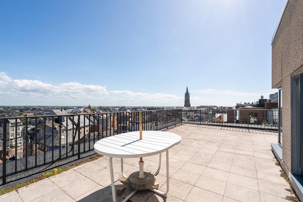 3-persoons appartement met panoramisch dakterras in Blankenberge - thumbnail 5