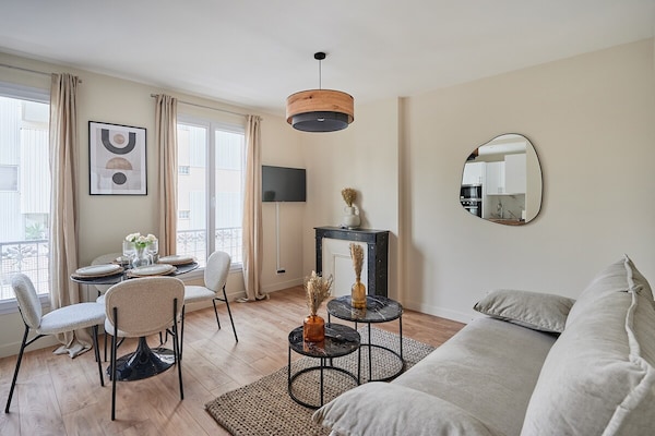 Modern appartement in Puteaux met uitzicht op La Défense, nabij Arena - thumbnail 2